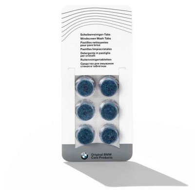Очиститель стекол в таблетках BMW Car Windscreen Window Glass Cleaner Wash Tabs 6-Pack