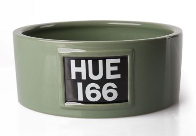 Керамическая миска для собаки Land Rover Hue Ceramic Dog Bowl, Green, NM