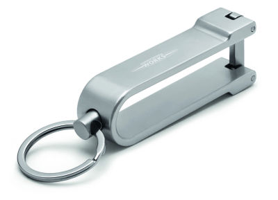 Стальной брелок MINI JCW Keyring, Silver
