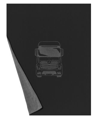 Двусторонний плед Mercedes Reversible Fleece Blanket, Trucks, Black