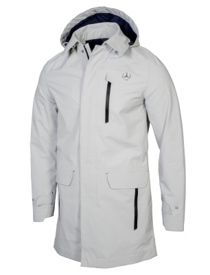 Мужское пальто Mercedes Men's Functional Coat, silver grey