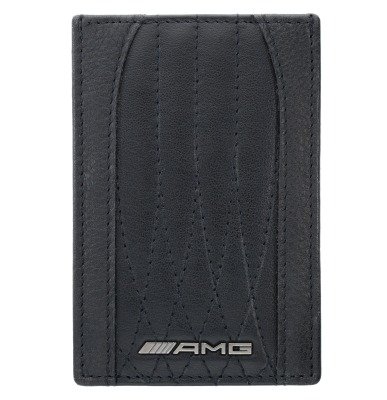 Кожаный футляр для кредитных карт Mercedes-AMG Credit Card Case with Money Clip