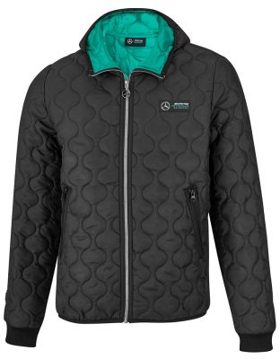 Легкая мужская куртка Mercedes-AMG F1 Men's Lightweight Jacket, Black/Green