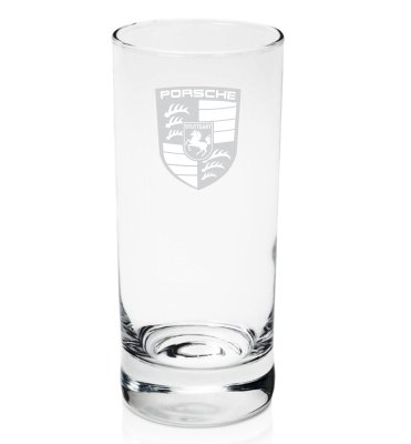 Набор из 4-х высоких стеклянных стаканов Porsche Set of 4 Highball Glasses with Crest