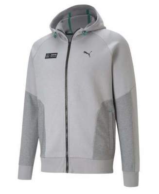 Мужская толстовка Mercedes-Benz Men's Track Jacket, White/Grey