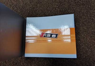 Металлический значок Audi RS6 Metal Pin