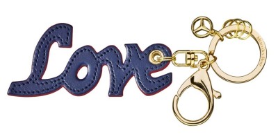 Брелок Mercedes Love Key ring, Blue / Red