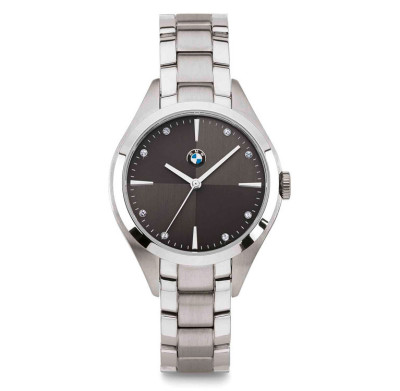 Женские наручные часы BMW Logo 3 Hand Watch, Ladies, Silver/Grey