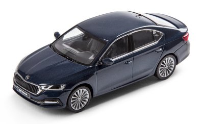 Модель автомобиля Skoda Octavia A8, Scale 1:43, Lava Blue