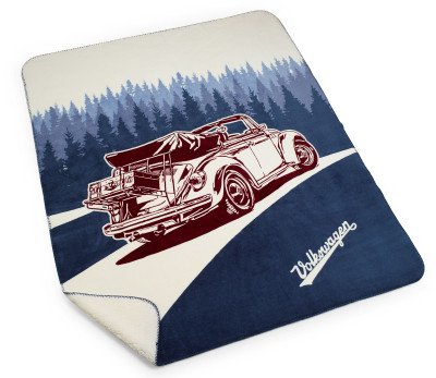 Флисовый плед Volkswagen Beetle Heritage Blanket