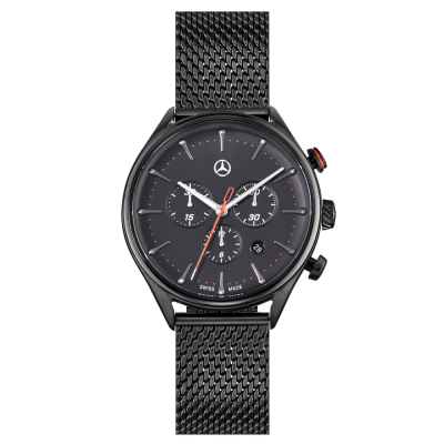 Мужской хронограф Mercedes-Benz Men’s Watch, Sport Fashion, Black